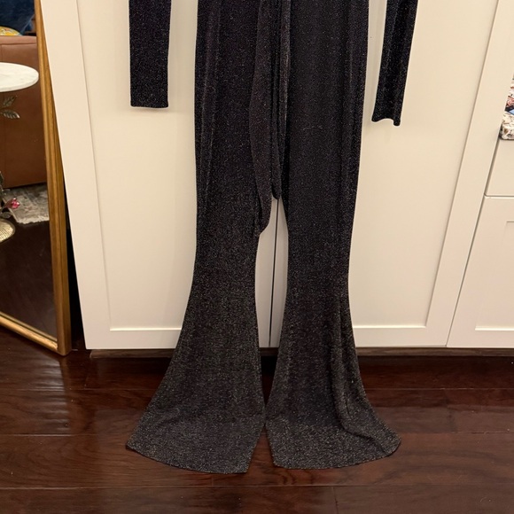 Show Me Your MuMu Black Glitter Jumpsuit - Picture 5 of 5